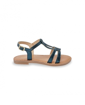 Sandales Les Tropeziennes BACKLE Turquoise Enfant|PWNU-69695393